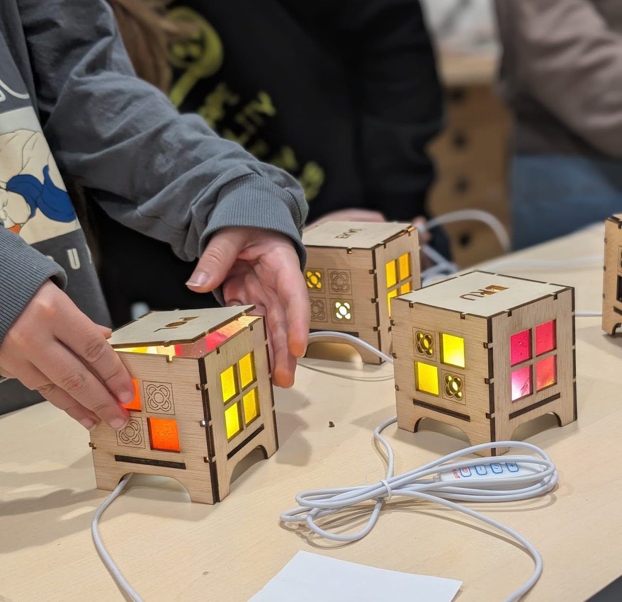 Biomaterial lamp workshops